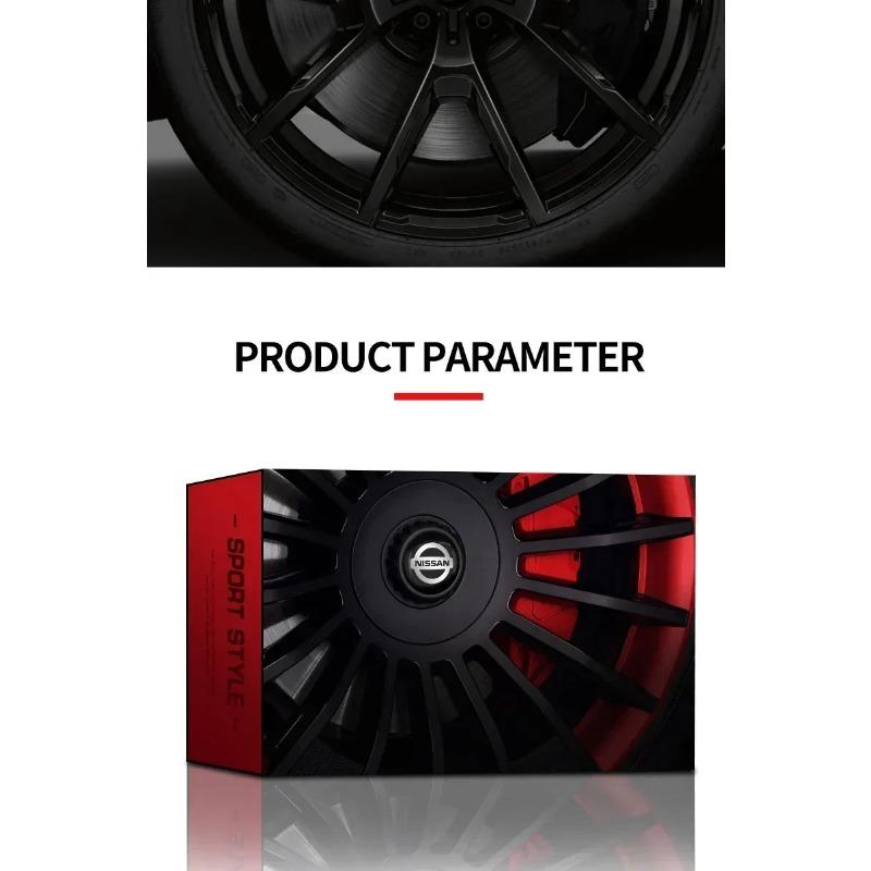 4pcs 56mm Car Wheel Center Decal Hub Sticker For Nissan X-trail Qashqai Note Juke Leaf Sentra Patrol Car Styling