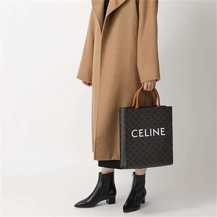 CELINE Cabas Artificial Leather Tote Bag, Shopping Bag, Sheet Music Bag, Shoulder Bag, Crossbody Bag, Handbag Small 191542BZK-04LU