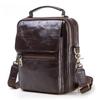 New Genuine Leather Messenger Bag for Men Casual Shoulder Bags Male Flap Bag Luxury Brand Crossbody Bags
