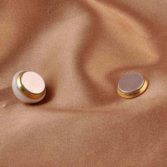 Брошь на булавке в форме сердца, магнитная женская искусственная жемчужина, без следов, зажим для шарфа, декор для одежды