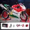 Spary 1/9 Ducati 1199 Panigale R Сплав Мотоцикл Литая Модель Симуляция Звук Свет Коллекционная Ценность Дисплей Подарок для Друзей