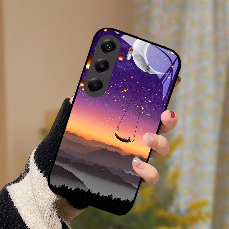 Ударопрочный Чехол Для Tecno Camon 40 Pro 5G Закаленное Стекло Задняя Крышка Телефона Camon40Pro Camon 40Pro 5G CM7 Жесткий Funda Shell Coque