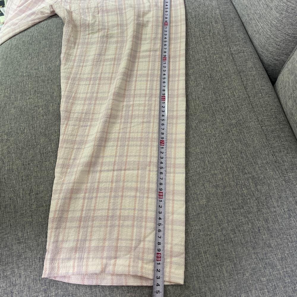 Wide Leg Casual Pants Women Stripe Plaid Baggy Home Pajama Fashion Girls’ Sleepwear Spring Autumn