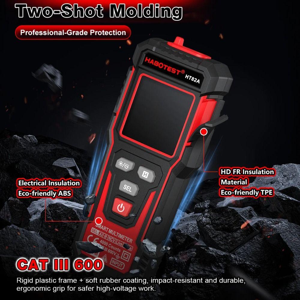 High Precision Auto Range Multimeter 600V TRMS Multimeter New Smart Digital Multimeter