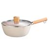 18/20/22cm Baby Food Cooking Pot Stainless Steel Small Milk Pot Durable Saucepan with Lid
