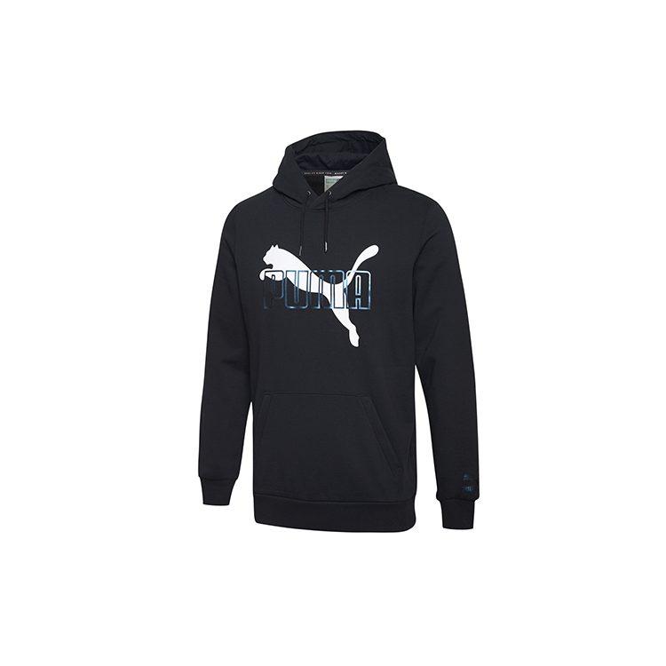 PUMA Sweatshirts Men's Black Hooded Moderate Regular 597873-51