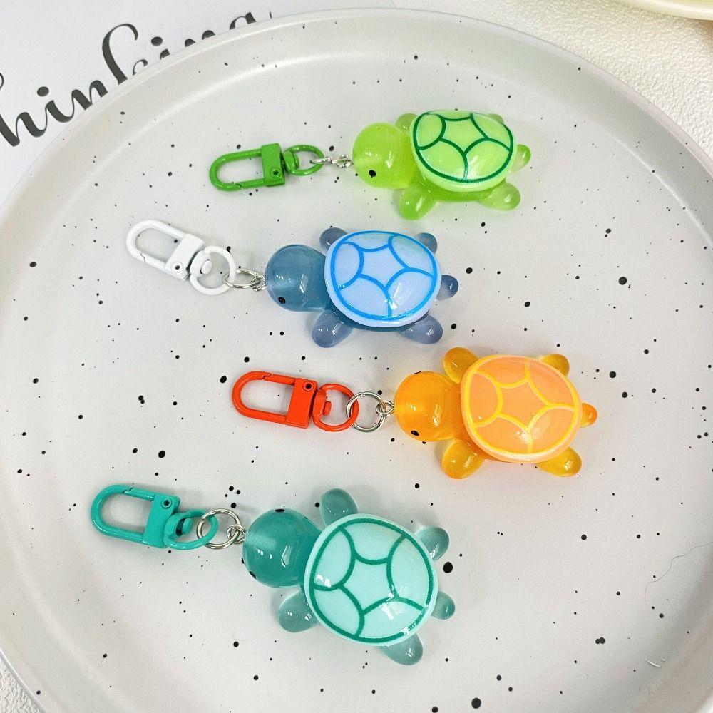 Светящийся в темноте Цветной Брелок-Черепаха Милый Подвеска для Сумки Аксессуары Брелок-Черепаха Подруги