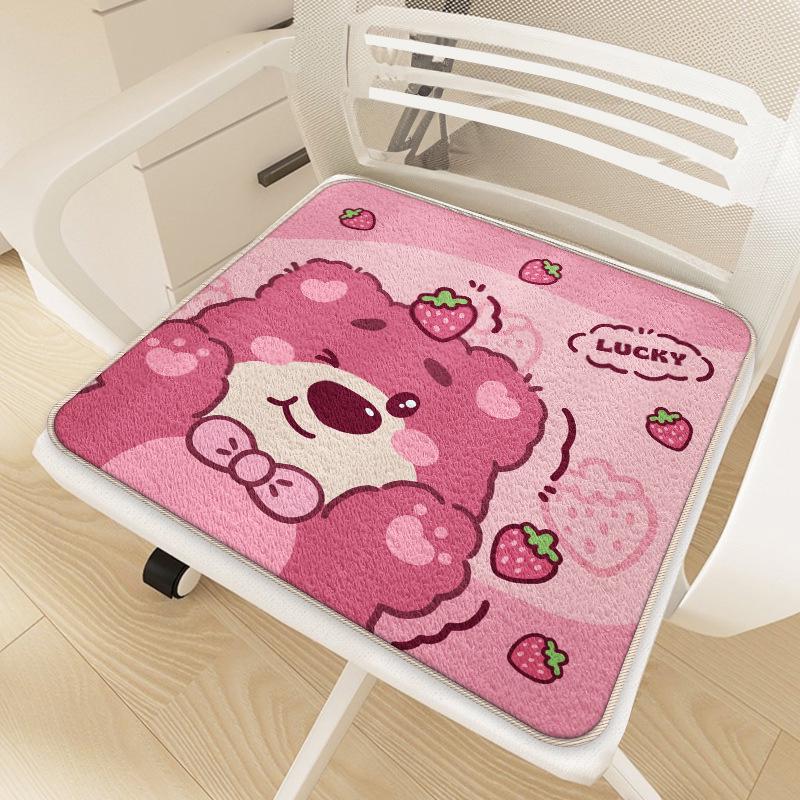 Плюшевая подушка на сиденье Lotso из имитации кашемира для осени/зимы - Противохолодный коврик для общежития/офиса