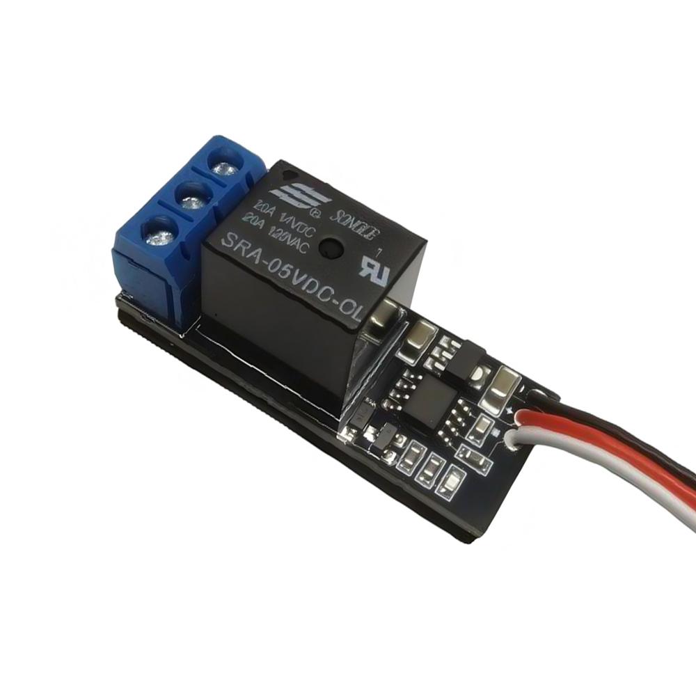 Одноканальный RC PWM переключатель-реле 20А Контроллер светодиодной подсветки Для RC самолета, автомобиля, лодки 1000-2000us Универсальный совместимый приемник