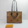 [Б/У] Onthego MM 'Коричневый Giant Monogram/Коричневый Monogram Reverse Canvas' - Очень хорошее состояние #GJ448O