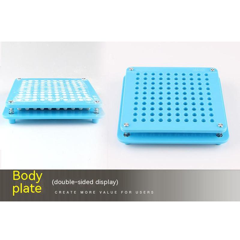 Ручная машина для наполнения капсул Многоразовый пищевой 100-гнездный наполнитель для капсул с перегородкой для порошка