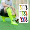 Knee High Soccer Socks for Men Women Stretchy Compression High Tube Socks Striped Athletic Socks for Football Baseball Softball