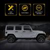 Для Jeep Wrangler JK 2007-2018 2 шт. Автомобильный водосточный желоб на крышу, удлинитель ABS, водоотводная защита, аксессуары для отвода воды
