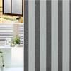 45x150cm Waterproof Privacy Frosted Glass Window Film Striped Sticker Home