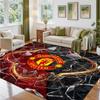 Manchester United Design Crystal Velvet Rug Soft Decorative Mat for Bedroom Entrance