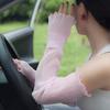 Солнцезащитные рукава Мягкие шелковые перчатки Длинные варежки Дышащие солнцезащитные рукава Летняя женская одежда Аксессуары Утеплитель для рук