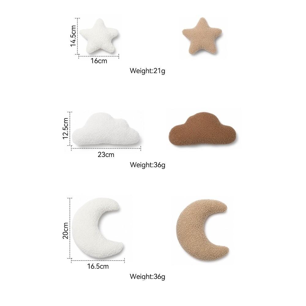 Clouds Stars Moons Wall Accents Photography Props Nursery Decoration  Reading Corner