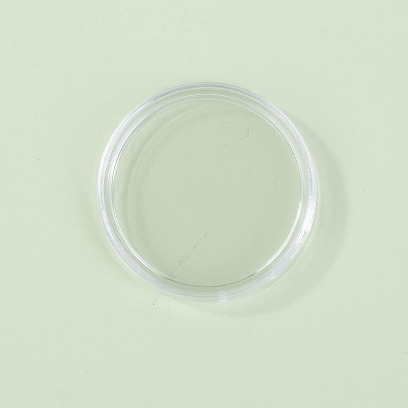 10 шт. 30-46 мм прозрачный круглый держатель для монет коробка для хранения капсул коллекция витрины кольцевые защитные коробки контейнеры