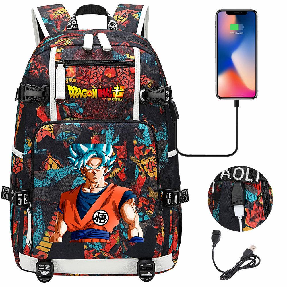 Sun Wukong USB Charging Large Capacity Teen Student Backpack Unisex Casual Travel Rucksack