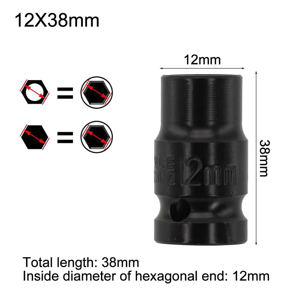Торцевая головка для шуруповерта Инструмент для ремонта шин Гаечный ключ Торцевая головка для шуруповерта Простой в использовании