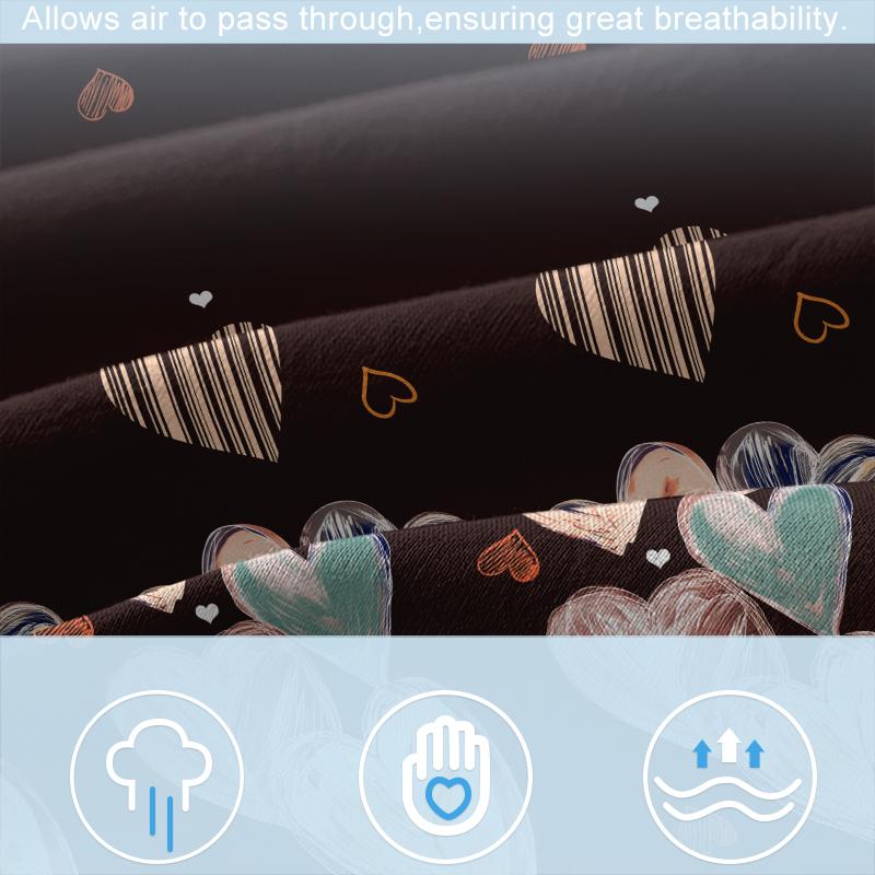 1 простая современная матовая простыня на резинке с геометрическим рисунком в форме сердца, покрывало для кровати с принтом в спальню, постельное белье (Исключая наволочки)