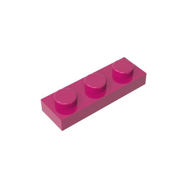 60 шт./лот Пластина MOC 1x3 Совместимая с 3623 Детские игрушки Строительные блоки DIY Частицы Пластина Техническая игрушка