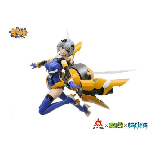 Doyusha NUKE MATRIX B.E.E. Ruri 1/12 Scale Pre-Colored Plastic Model Kit, Approximately 160mm Tall