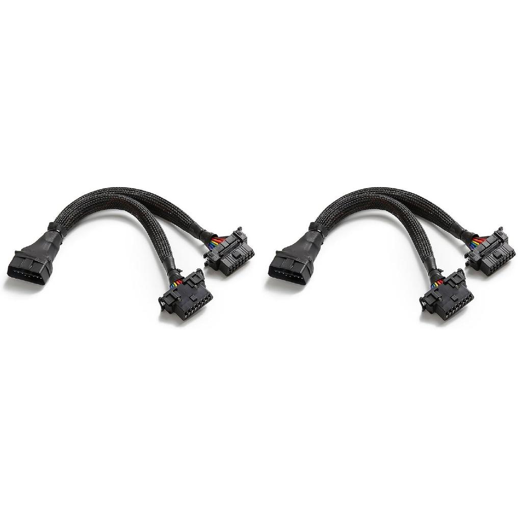 bbfly-B6 OBD2 Splitter OBDII Extension Cable Adapter (1FT/30CM) (1Pack)