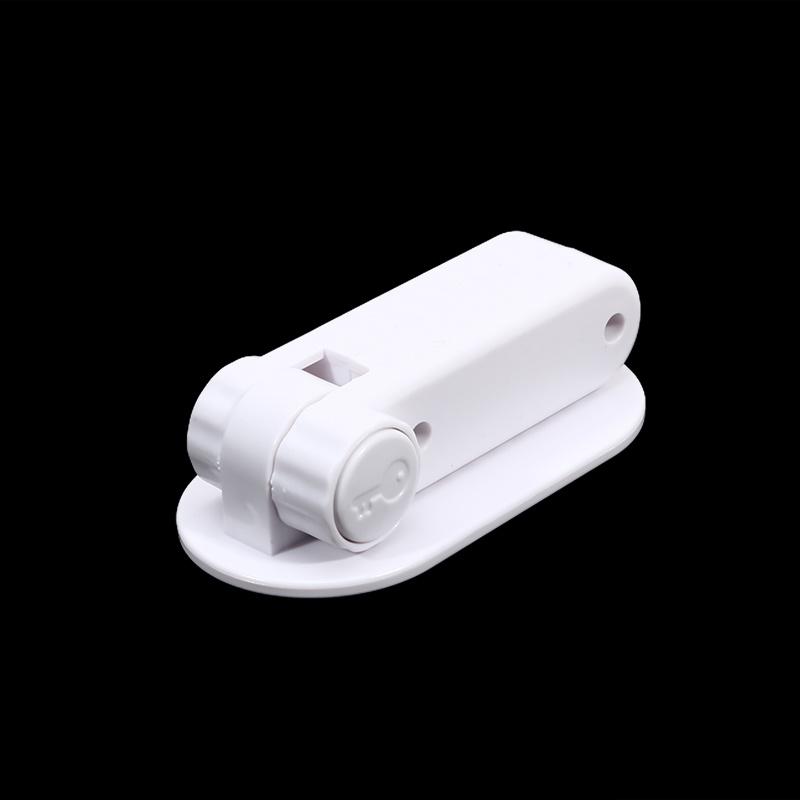 1 PC No Drill Door Lock Child Proof & Pet Proof Safety Lever Lock for Round Door Knobs Adjustable Anti-Pinch Guard Baby Safety Protection Lock