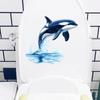 Ocean-style Orca Toilet Stickers, Creative Decorative Stickers for Bathrooms and Toilets