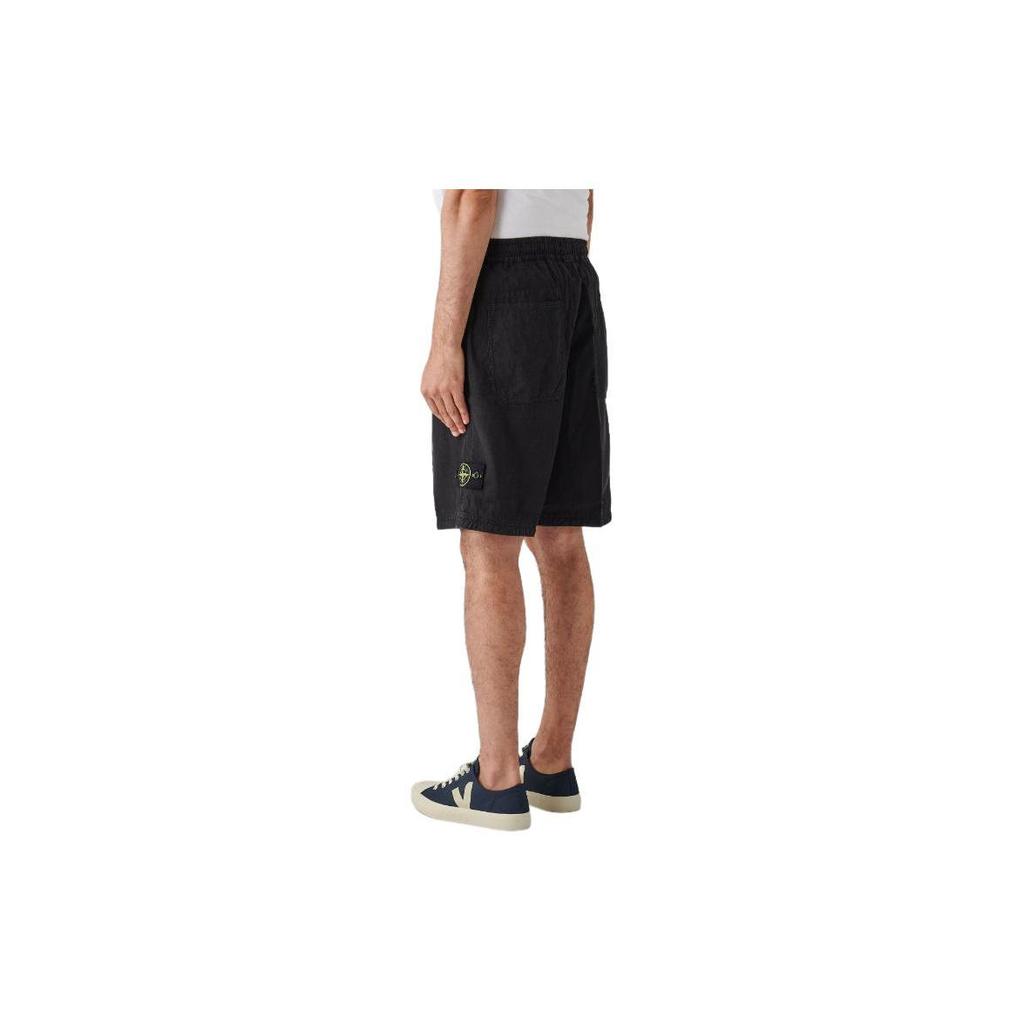 STONE ISLAND SS24 Повседневные шорты мужские черные 8015L0530-V0029