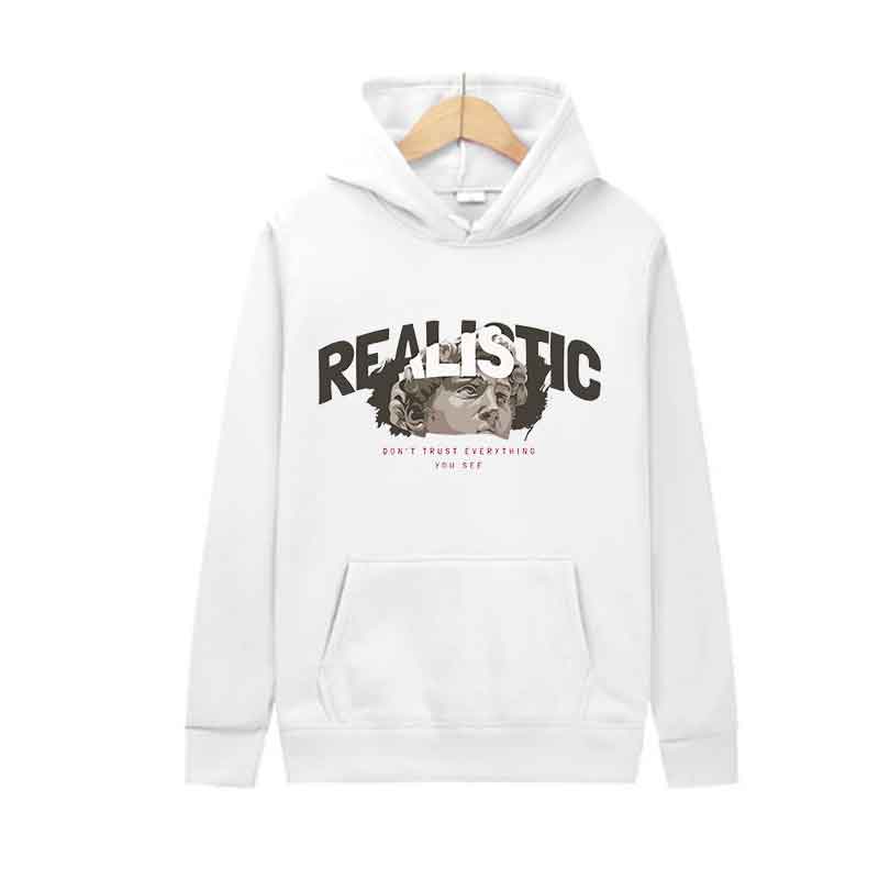 Autumn Europe and America Print Sports Hoodie Fashion Trends Tops Men Casual Streetwear Blue Pullover Spring Unisex Clothing