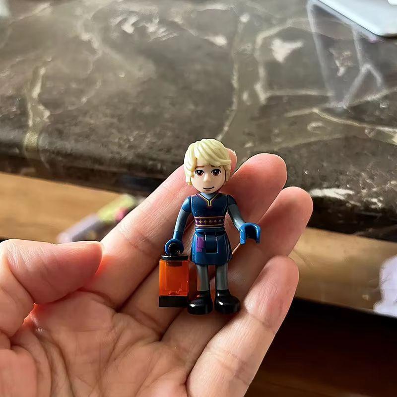 In Stock 5Pcs/Set Series Princess Elsa Mini Figma 66006-66010 Building Blocks Model Toys For Children New Year Gift