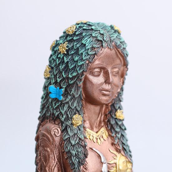 Привлекательная Тонкая Работа Подарок Синтетическая Смола Домашнее Украшение Орнаменты Фигурка Матери-Земли Декор Орнамент