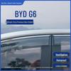Козырьки на боковые окна автомобиля BYD G6 от дождя и солнца: Модифицированные дефлекторы и солнцезащитные козырьки для окон.