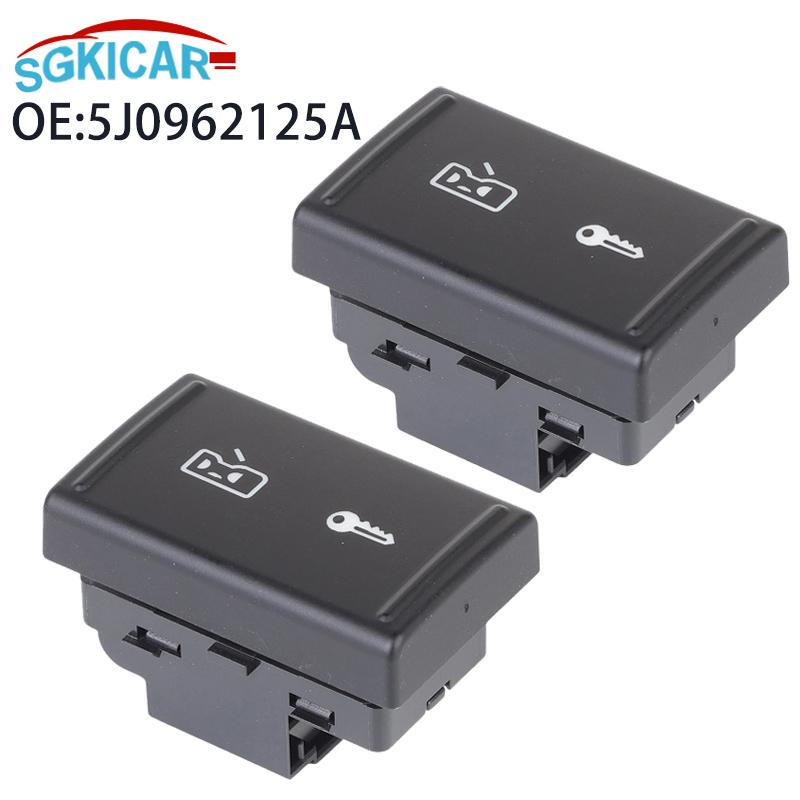 5J0962125A Door Lock Unlock Switch Button For Skoda Fabia Combi 2007-2015 Roomster 2006-2015