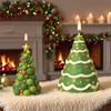 3D Рождественская елка Свеча Силиконовая форма Ручная работа DIY Рождественская елка Эпоксидная смола Форма Мыло Свеча Изготовление Инструменты для выпечки Праздничные подарки