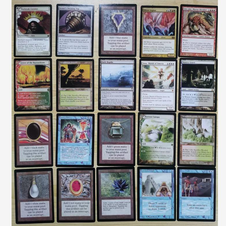 54 шт. черный базовый набор Legacy Magic The Gathering Cards MTG Proxy Cards Игральные карты