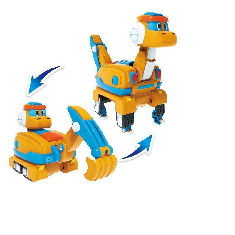 Gogo Dino Transforming Car Airplane Boat Crane Toy For Children