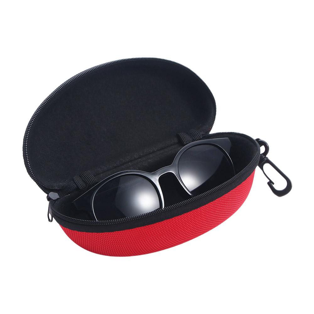 Крючок Молния Коробка Чехол для защиты очков Жесткий чехол Коробка для очков Сумка для солнцезащитных очков Ракушка Раскладной чехол