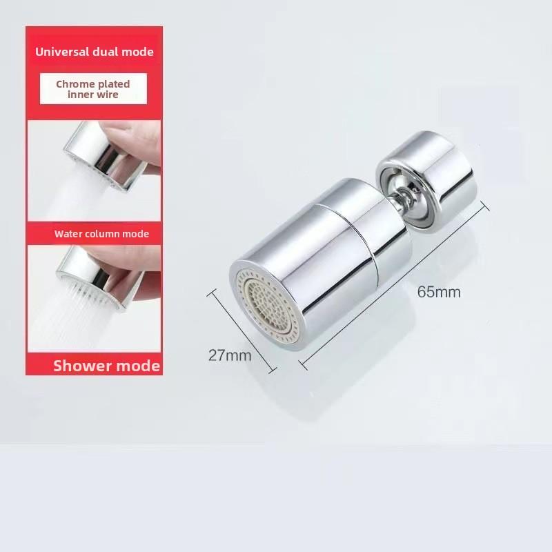 New Nozzle Bubbler Kitchen Sink Faucet Aerator 2 Mode Kitchen Faucet Spray Head Filter Adjustable Rotary Splashback Tap