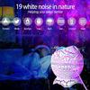 Dinosaur Egg Galaxy Starry Sky Projector with Wireless Music Player Star Projector Night Light with White Noise Mist Timer & Remote Control Best Gift