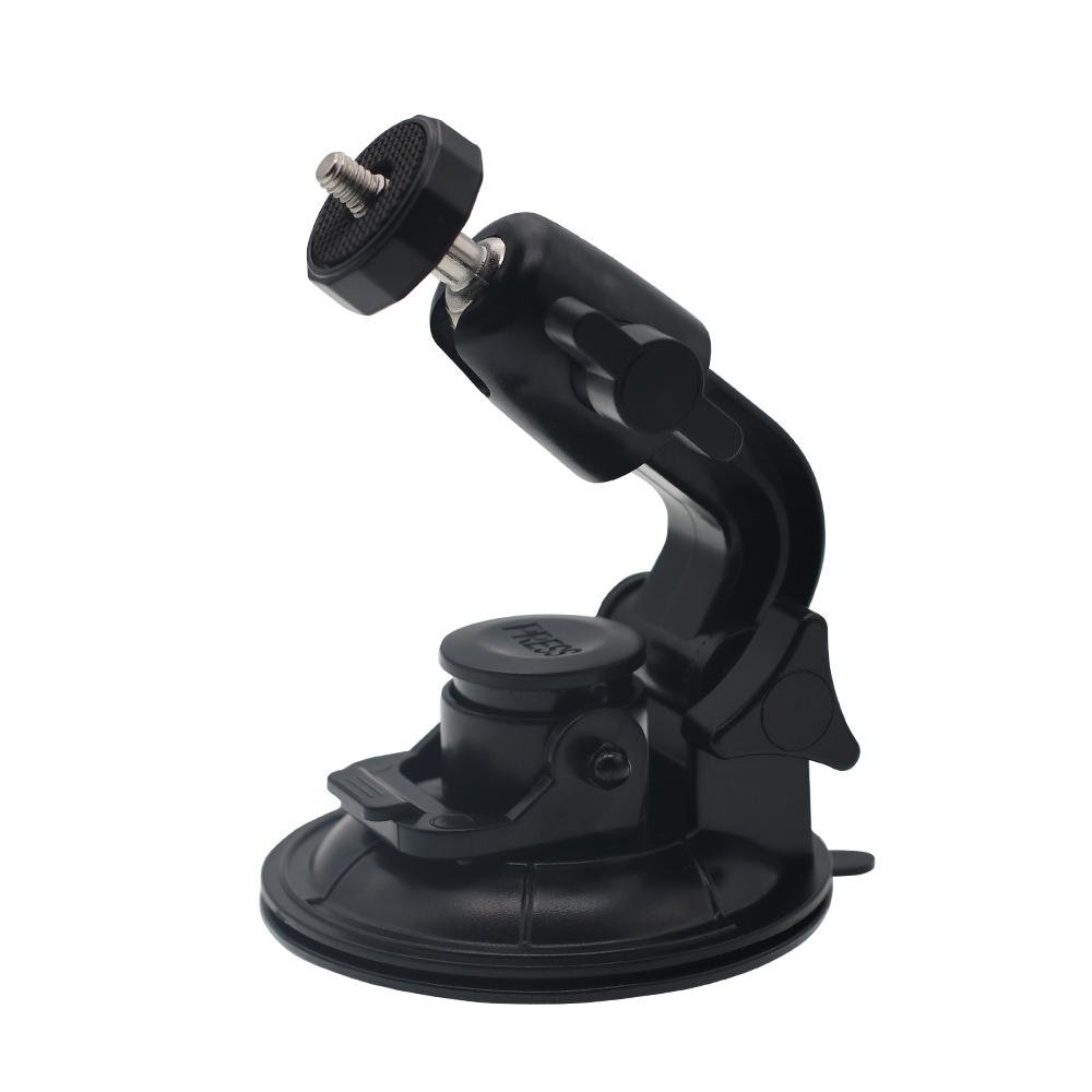 Car suction cup mount for attaching a camera and camera