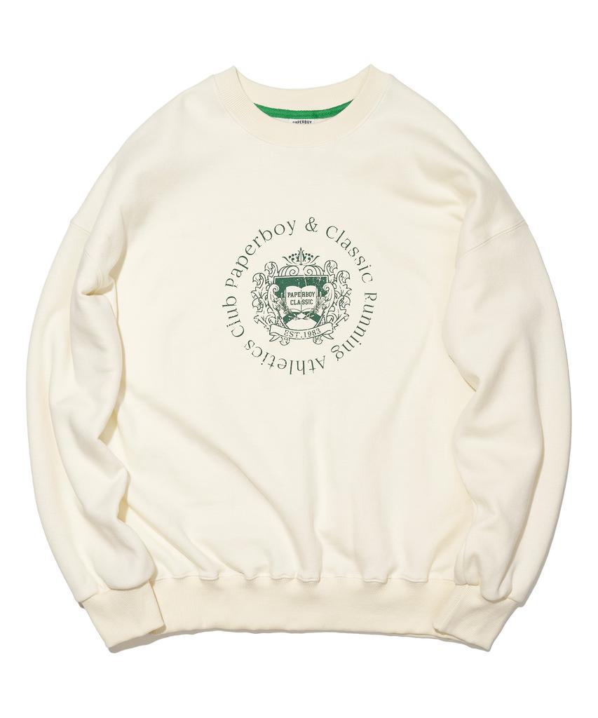 PAPERBOY County Sweatshirt-Cream