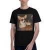 Printed Border Collie Drinking Beer Funny Dog Meme T Shirt for Unisex Unisex Cotton Tee Shirt Short Sleeve Clothing