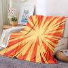 1pc Sunburst Vibrant Lightweight Flannel Blanket, Comfortable and Warm Blanket, for Office and Camping Sofa Bed, Livingroom159