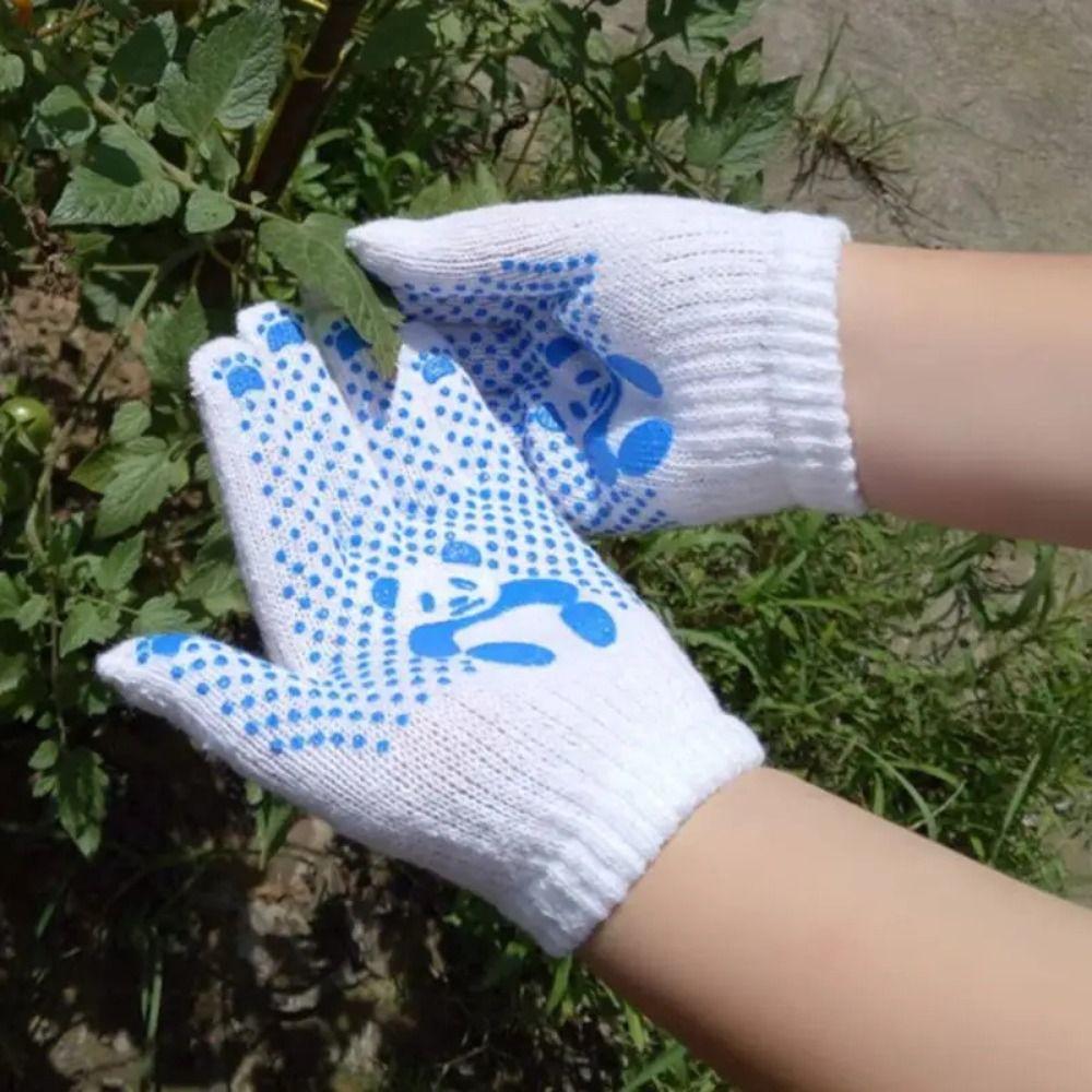 1pair Mittens Children Work Gloves Non-Slip Kids Gardening Gloves Kids Children Gloves Children