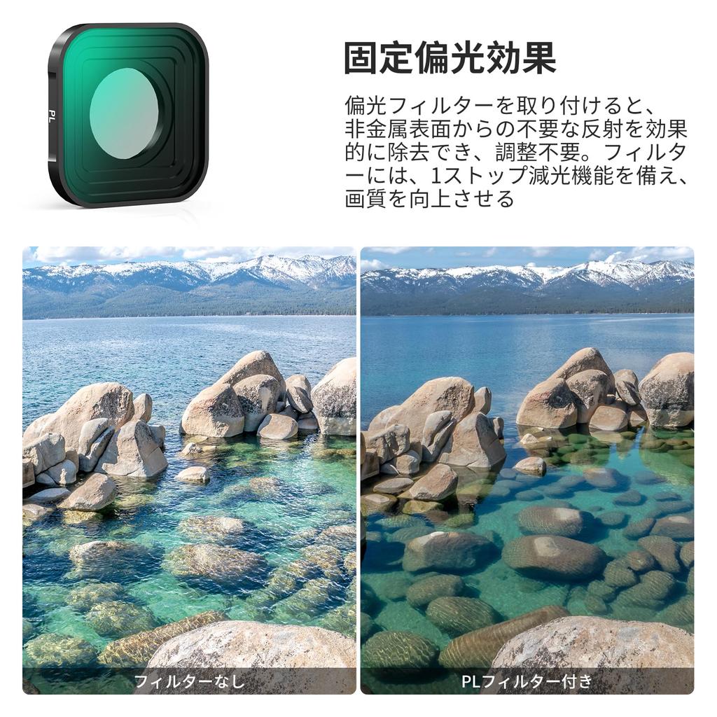 Набор фильтров NEEWER PL ND, 4 шт., пластиковое оптическое стекло высокой четкости, ультратонкий фильтр для линз, фильтр нейтральной плотности, поляризационный фильтр, фильтр для экшн-камеры