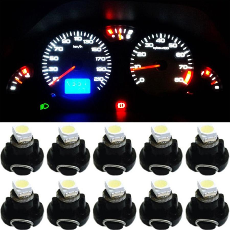 30PC 12V T3 Neo Wedge Car Instrument Cluster Panel LED Lamps 20mA Interior Light