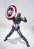TAMASHII NATIONS Капитан Америка 150 мм окрашенная подвижная фигурка SHFiguarts (Гражданская война) приблизительно. АБС и ПВХ